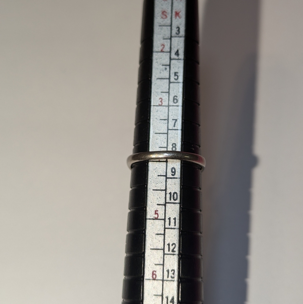 Sterling Silver Ring Initial L Cursive Size 4 - image 6